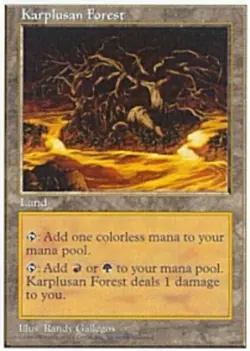 [1x] Karplusan Forest - Played, English - Fifth Edition MTG Magic - Image 1