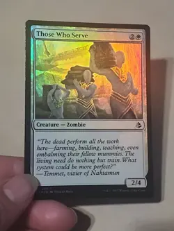 MTG Those Who Serve - Foil Amonkhet 032/269 NM Magic The Gathering - Image 3