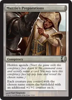 Muzzio's Preparations - Light Play MTG Conspiracy - Image 1
