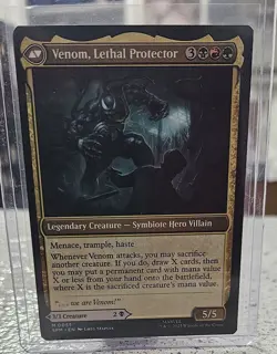 Eddie Brock Venom, Lethal Protector - 55 - SPM - NM - MTG Magic the Gathering - Image 2