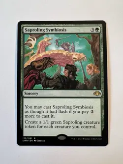 Saproling Symbiosis - MTG Dominaria Remastered - NM - Image 1