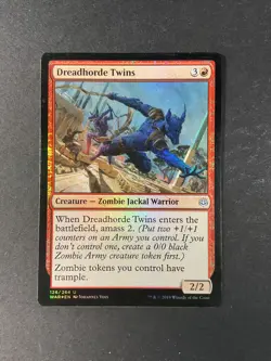 Dreadhorde Twins - Foil - War of the Spark - Magic the Gathering - MTG - Image 1