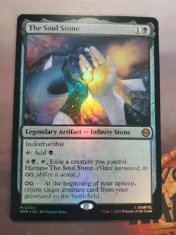 MTG Marvel's Spider-Man The Soul Stone Foil NM - Image 1