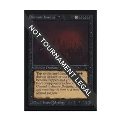 WOTC MtG International Ed. Demonic Hordes (R) NM - Image 1