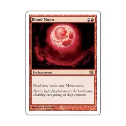 WOTC MtG 9th Ed Blood Moon (R) VG - Image 1