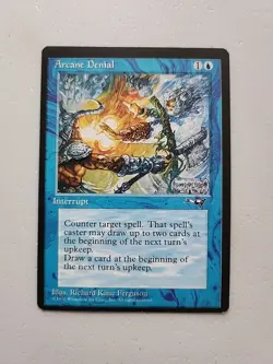 Arcane Denial (Axe) Alliances Regular NM Near Mint MTG - Image 1