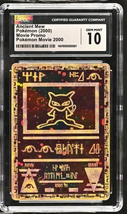2000 Pokemon Movie Promo Ancient Mew CGC 10 GEM MINT - Image 1