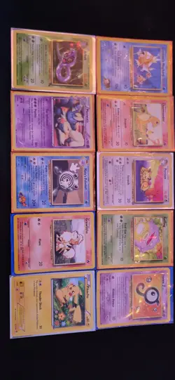 tons of old pokemon cards all in excellent condition. read discription. - Image 2