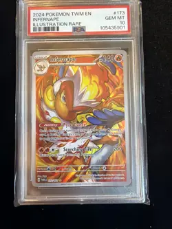Infernape 173/167 Sv06: Twilight Masquerade Holo PSA 10 Pokemon - Image 1