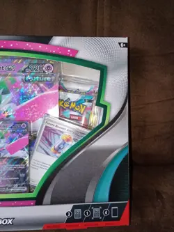 IRON VALIANT EX BOX Pokemon TCG 4 Booster Packs + 4 Foil Promo Cards SEALED NEW - Image 3