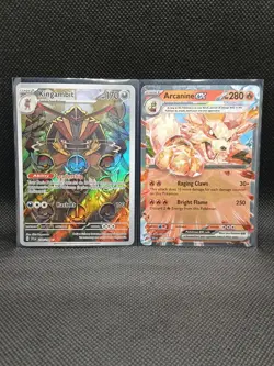 Pokemon Scarlet & Violet Kingambit 220/198 And Arcanine ex 032/198 Mint + - Image 2