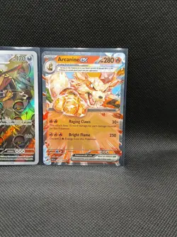 Pokemon Scarlet & Violet Kingambit 220/198 And Arcanine ex 032/198 Mint + - Image 4