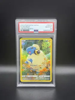 GRADED PSA 10 2023 Pokemon SWSH FA/Mareep Crown Zenith #GG34 - Image 1