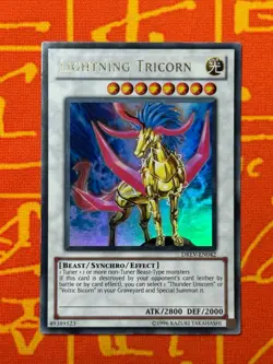 YUGIOH LIGHTNING TRICORN ULTRA RARE EXCELLENT DREV-EN042 - Image 1