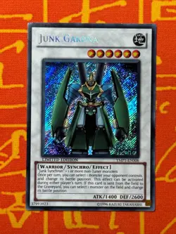 YUGIOH JUNK GARDNA SECRET RARE EXCELLENT YMP1-EN006 - Image 1