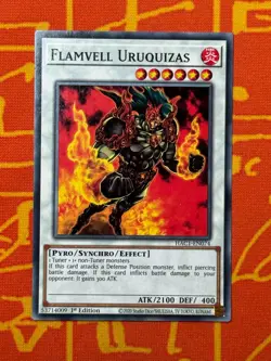 YUGIOH FLAMVELL URUQUIZAS COMMON 1ST EDITION NM HAC1-EN074 - Image 1