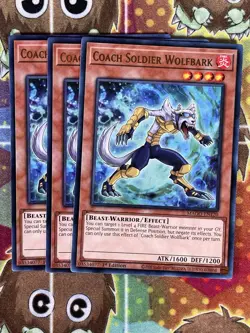 Yugioh Coach Soldier Wolfbark MAGO-EN120 Playset - Image 1