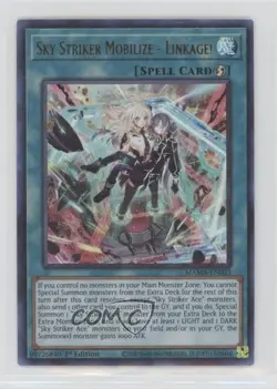 Sky Striker Mobilize - Linkage! 1st Ed. YuGiOh Magnificent Mavens #MAMA-EN003 - Image 1