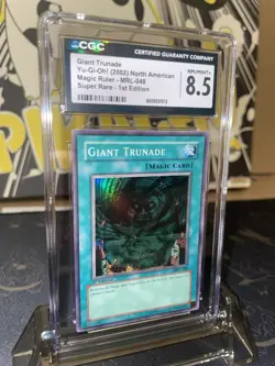 2002 Yugioh Magic Ruler Giant Trunade SR 1st Ed - CGC 8.5 - Image 2