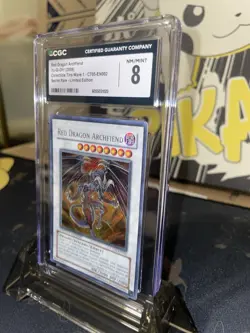 2008 Yugioh Collectible Tins Wave 1 Red Dragon Archfiend SCR LE - CGC 8 - Image 3