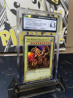 2010 Yugioh Legendary Collection 1 The Winged Dragon of Ra UR LE - CGC 6.5 - Image 2