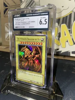2010 Yugioh Legendary Collection 1 The Winged Dragon of Ra UR LE - CGC 6.5 - Image 3