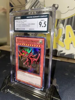 2010 Yugioh Legendary Collection 1 Slifer The Sky Dragon UR LE - CGC 9.5 - Image 3