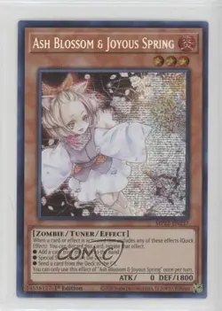 Ash Blossom & Joyous Spring 1st Ed. YuGiOh Tin of the Pharaoh's Gods #MP22-EN257 - Image 1