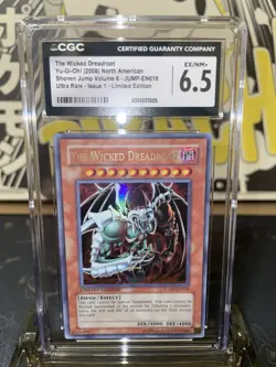 2007 Yugioh Shonen Jump Volume 6 Issue 1 The Wicked Dreadroot UR LE - CGC 6.5 - Image 1