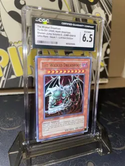 2007 Yugioh Shonen Jump Volume 6 Issue 1 The Wicked Dreadroot UR LE - CGC 6.5 - Image 2