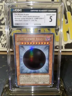 2007 Yugioh Shonen Jump Volume 5 Issue 11 The Wicked Avatar UR LE - CGC 5 - Image 1