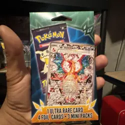 Pokemon 3 Mini Packs 1Ultra Rare 4 Foil Cards - Image 1