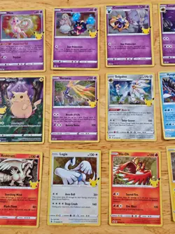 17x Pokemon Celebrations 25th Holo Rare Stamped Cards Pokemon TCG M9282 - Image 3