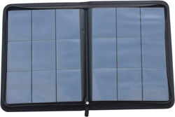 Premium 360 Pockets Black Zippered Playing Card Binder - Durable Trading - Image 2