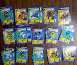 106 Digimon 1999 Card Lot Bandai STARTER DECK VINTAGE BANDAI W/ FOLDED MAP - Image 3