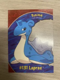 2000 Topps #131 Lapras PC10 Pokemon TV Animation Edition Series 3 Clear card - Image 1