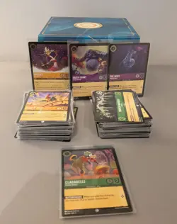 Lorcana Bulk Job Lot Commons & Uncommons with Foils Shimmering Skies 150+ Cards - Image 1