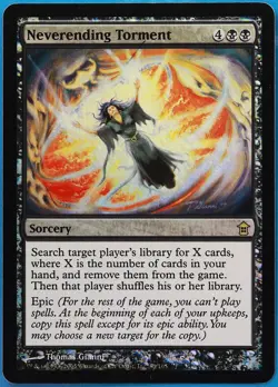 Neverending Torment FOIL Saviors of Kamigawa NM Rare CARD (481615) ABUGames - Image 1