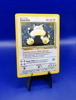 Snorlax 11/64 Jungle Set Holo Rare Pokemon Card Nintendo Pokemon WOTC 1999 LP - Image 2