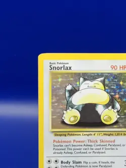 Snorlax 11/64 Jungle Set Holo Rare Pokemon Card Nintendo Pokemon WOTC 1999 LP - Image 4