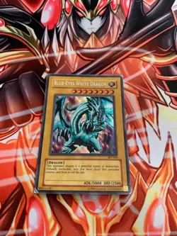 Blue-Eyes White Dragon bpt-009 (Moderate play) Secret Rare Card Yu-Gi-Oh! - Image 1