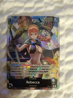 Rebecca Alternate Art Leader Card- One Piece TCG OP04-039-Parallel Foil - Image 1