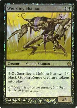 MTG - Morningtide - Weirding Shaman - Foil - NM - Image 1