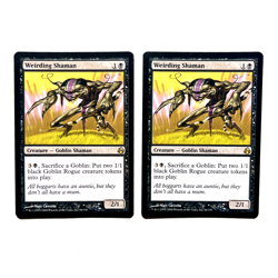 2x Weirding Shaman VLP Morningtide Rare MTG See Photos Magic the Gathering - Image 1