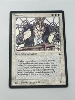 Preacher The Dark 1994 Very Good Moderate Magic The Gathering Mtg - Image 4