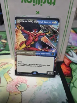 MTG Spider-Woman, Stunning Savior Borderless ** Marvel's Spider-Man ** English - Image 1