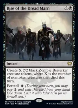Rise of the Dread Marn Kaldheim Foil (NM) Magic the gathering MTG - Image 1