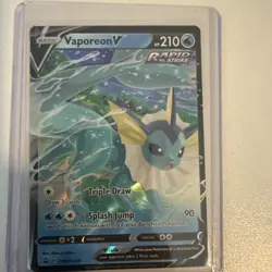 Vaporeon V - SWSH150 - Pokemon Sword & Shield Promo Ultra Rare Holo Card NM - Image 1