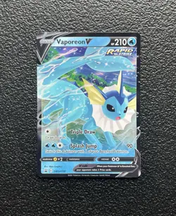 Pokemon TCG - Vaporeon V SWSH150 - Black Star Promo - Ultra Rare Holo! *NM/M - Image 1