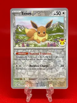 Pokemon TCG Eevee Prismatic Evolutions Pokemon Day 2025 Promo 074/131 NM - Image 1